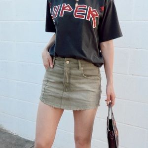 Free People utility skirt
